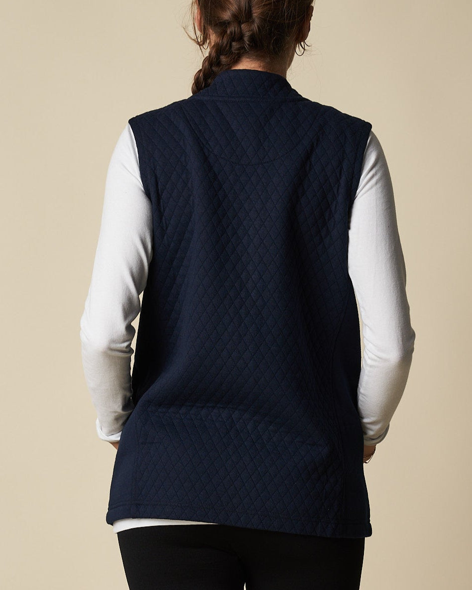 ZIP THROUGH VEST