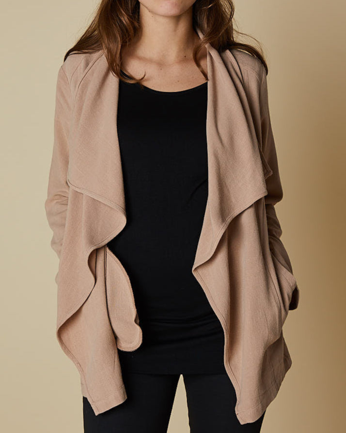 Waterfall Jacket Taupe