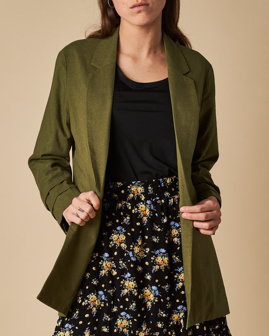 LINED 3/4TH SLEEVE JACKET