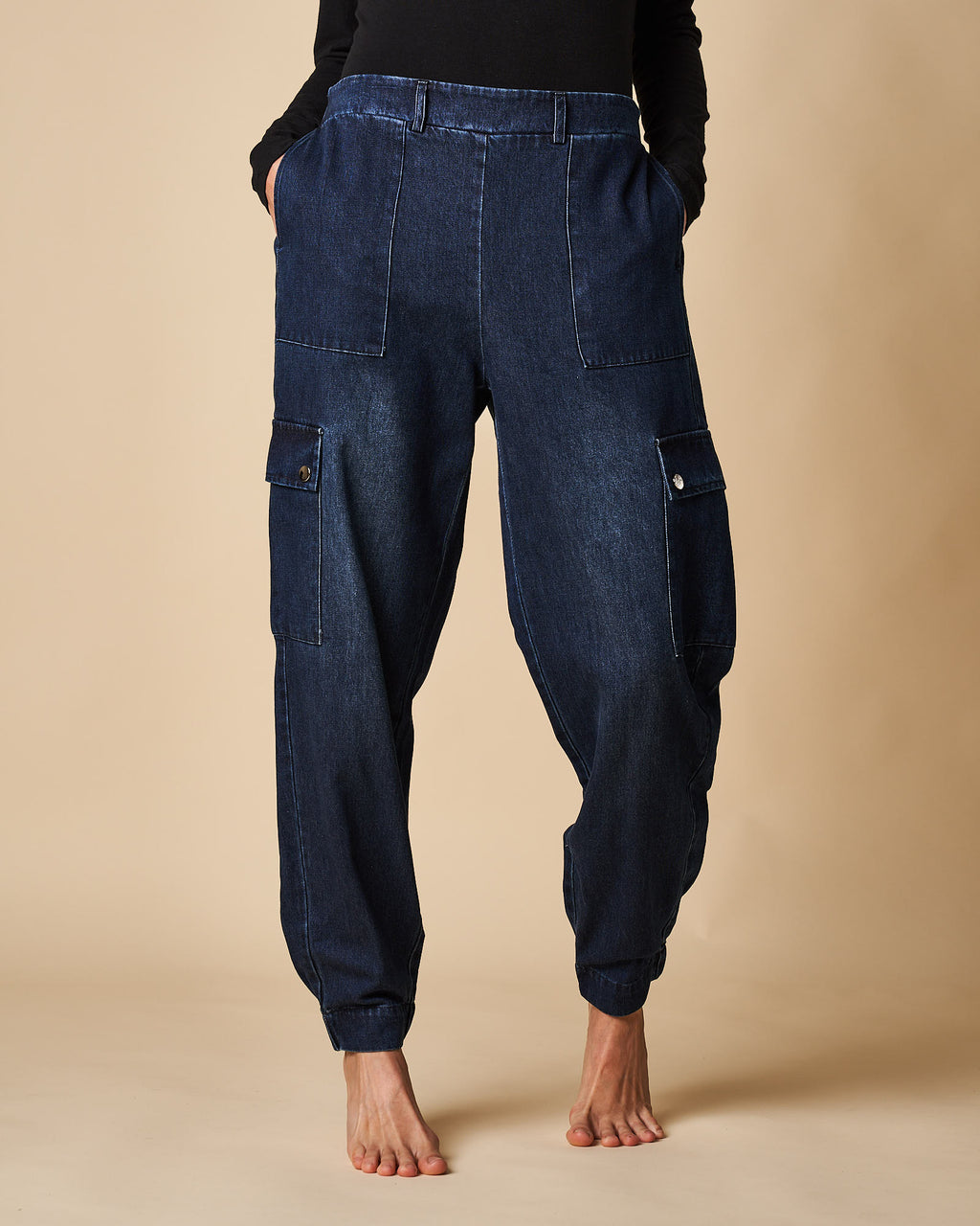 DENIM CARGO PANT