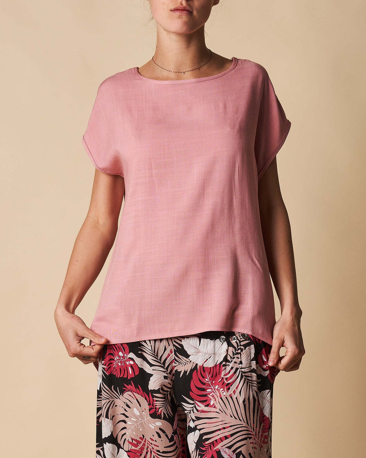 Hi Lo Batwing Top