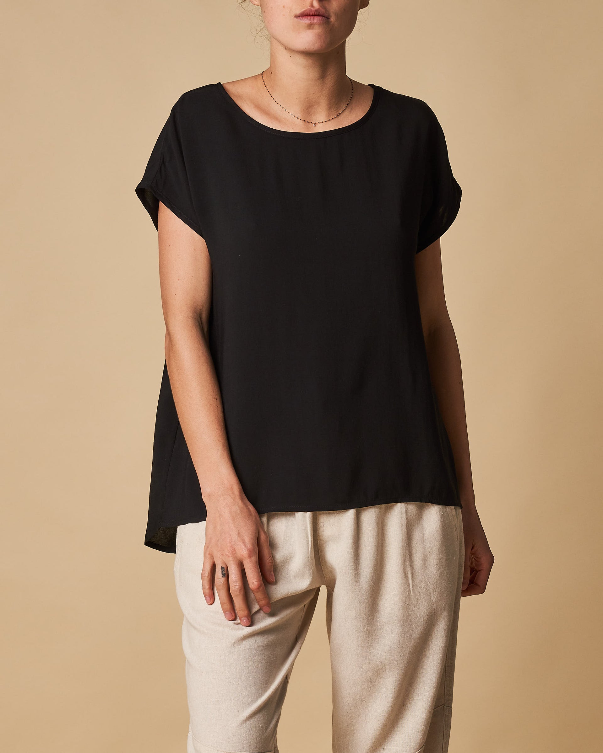 Hi Lo Batwing Top