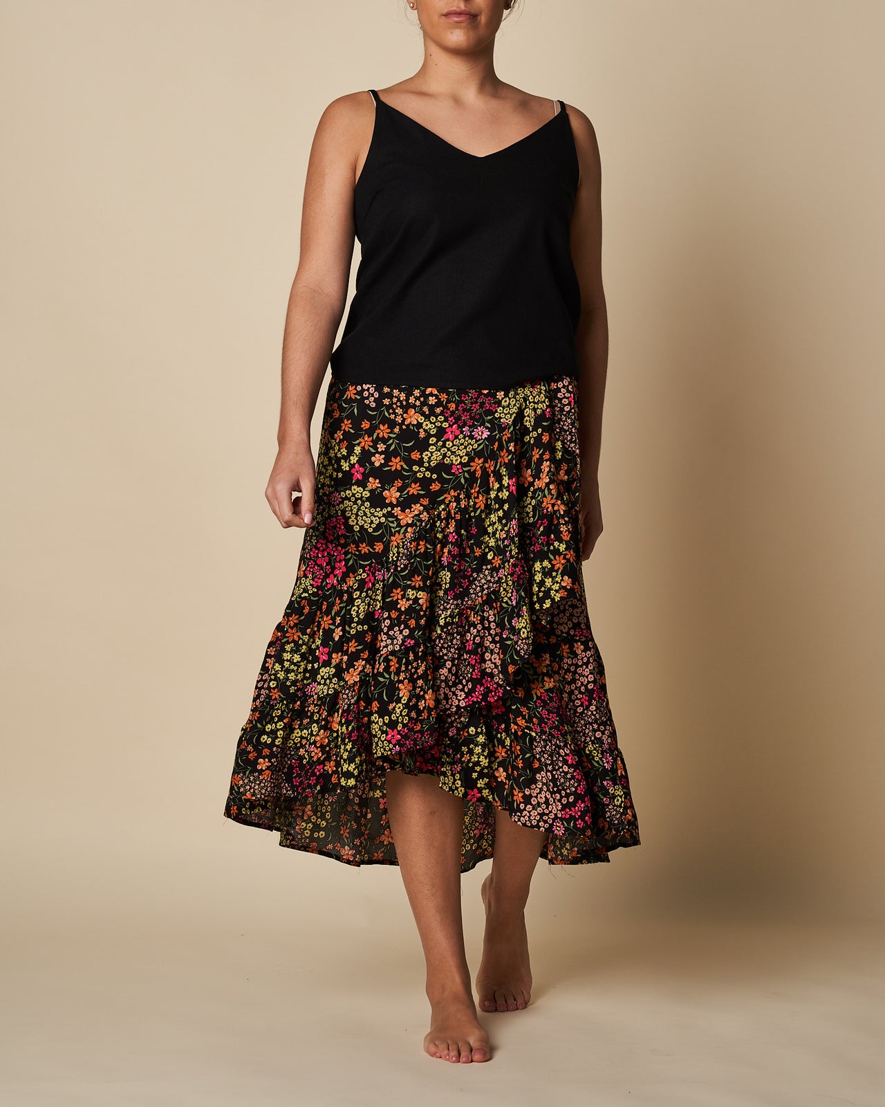 Long Wrap Skirt