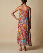 LONG DRESS W/ SCRUNCH STRAP