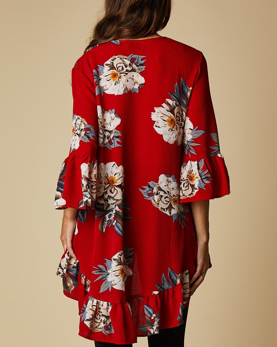 FRILL SLEEVE TOP
