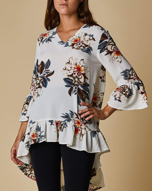 FRILL SLEEVE TOP
