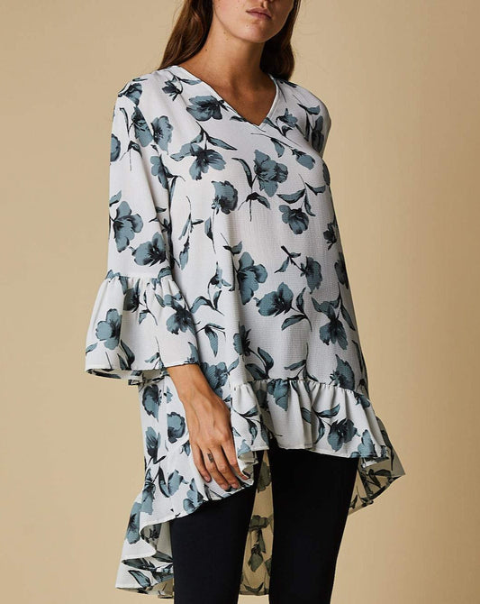 FRILL SLEEVE TOP
