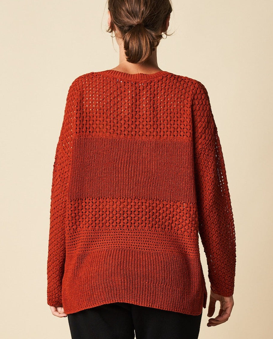 Fancy Knit Long Sleeve Jumper