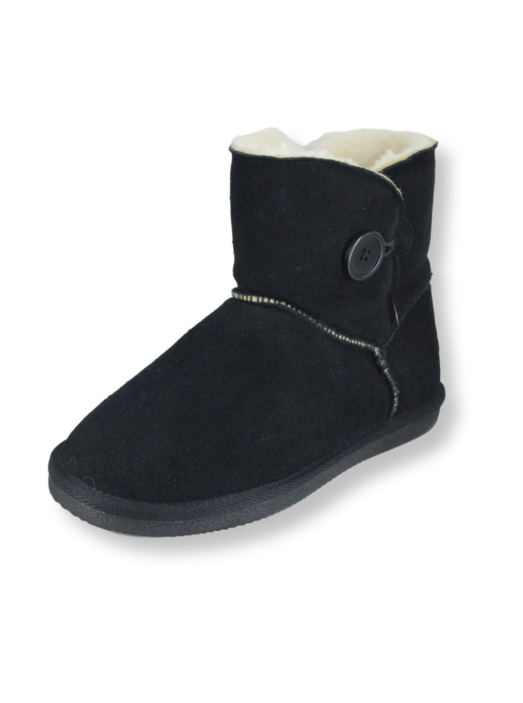 1 BUTTON MINI COW SUEDE UGG BOOT
