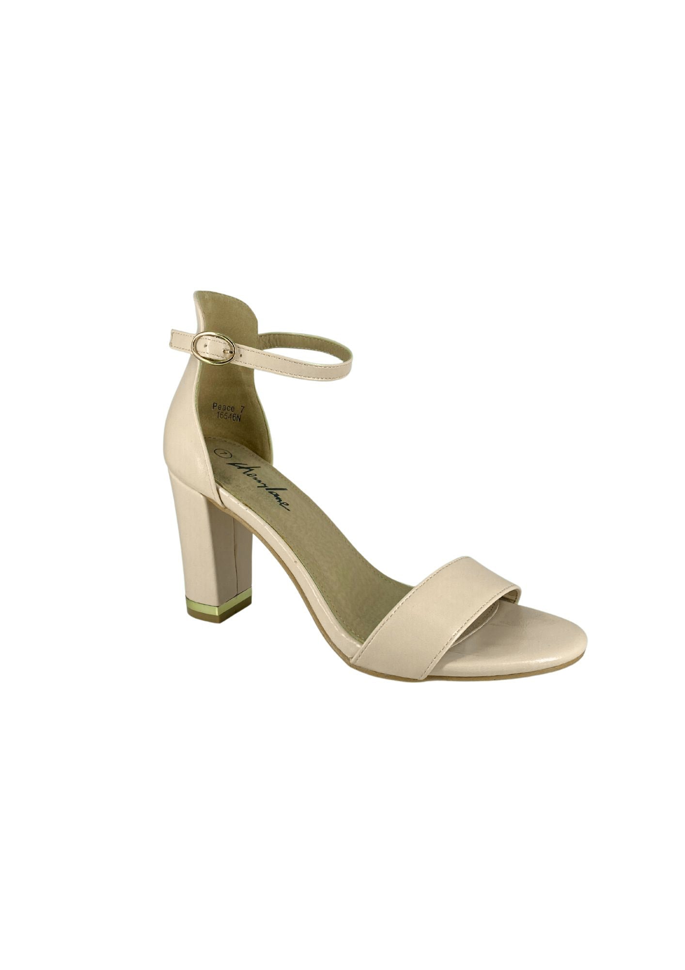 PEACE BLOCK HEEL