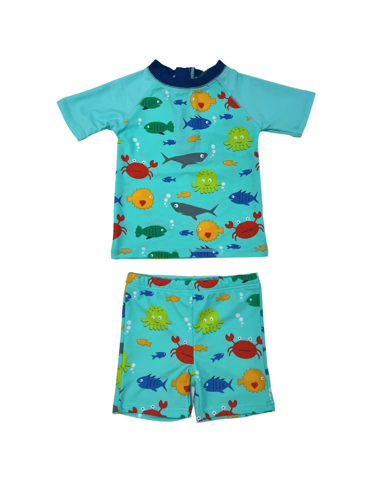 INFANT BOYS RASH TOP AND TRUNK SET