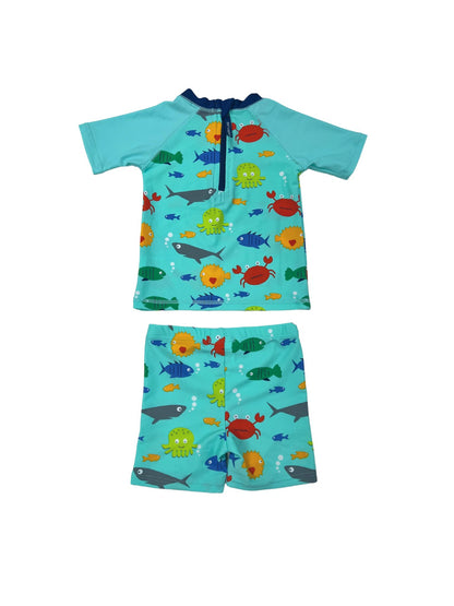 INFANT BOYS RASH TOP AND TRUNK SET