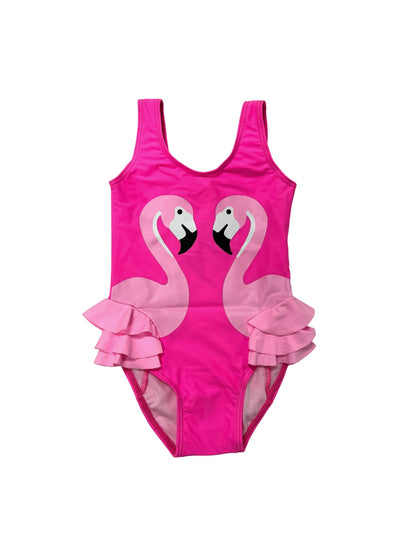 GIRLS FLAMINGO ONE PIECE