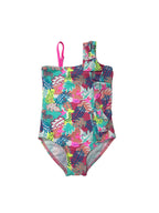 GIRLS FRILL SHOULDER SWIMSUIT