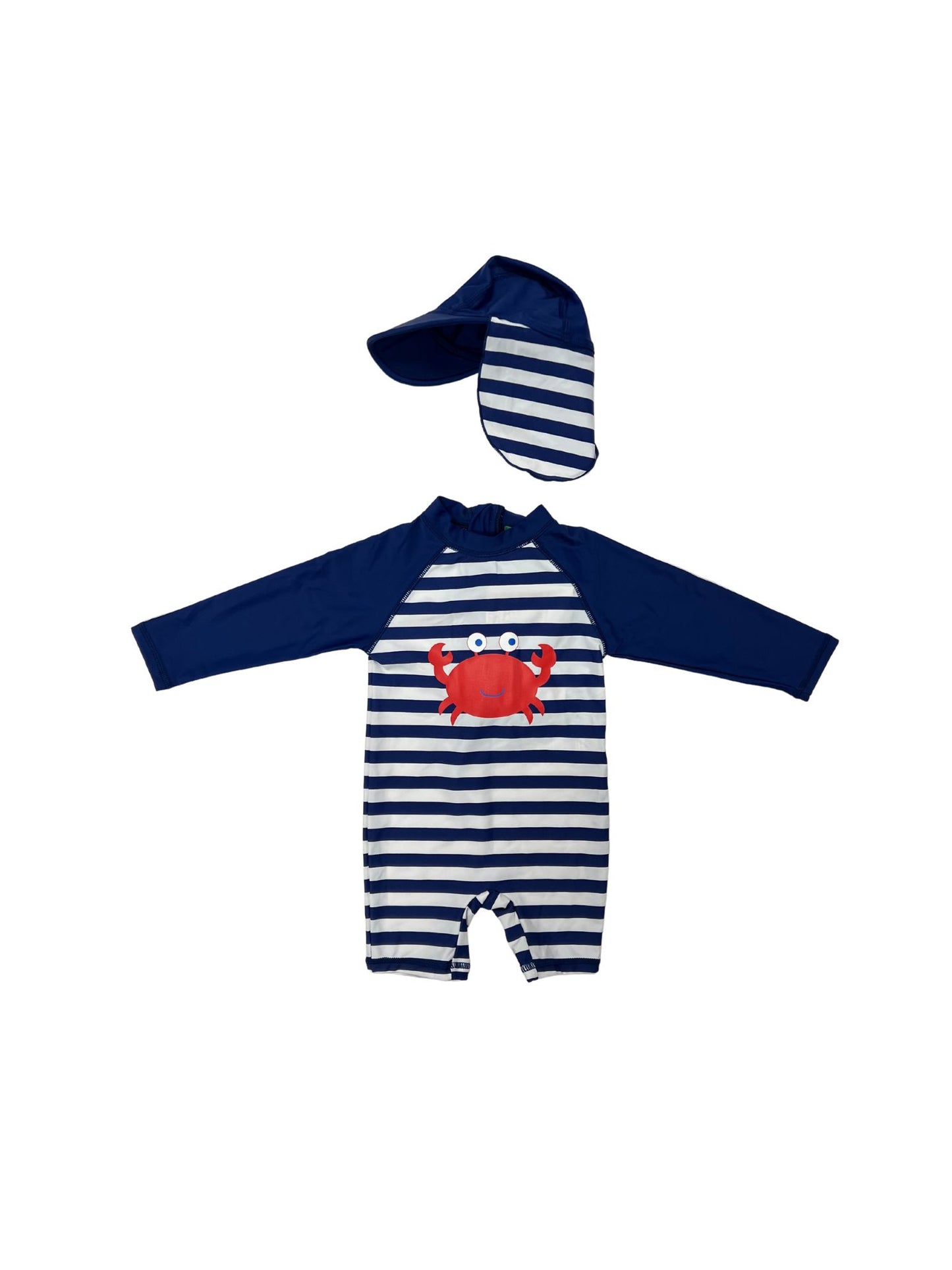 INFANT BOYS RASH SUIT AND HAT SET