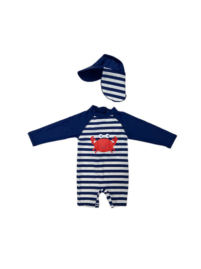 INFANT BOYS RASH SUIT AND HAT SET