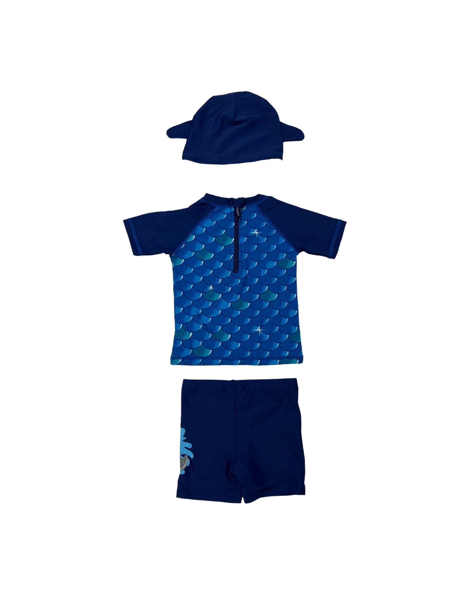 Infant Boys Rash Top, Trunk & Hat Set